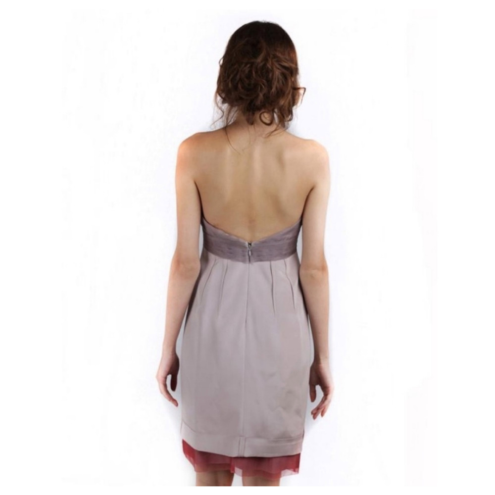 BCBG MAXAZRIA RUNWAY Purple Strapless Dress Size 6 - Picture 2 of 15